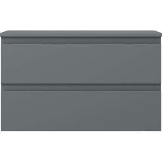 Mexen Orio koupelnová skříňka pod umyvadlo 80 cm s pracovní deskou, 2 zásuvky, matný grafit - 91A10-08047-2-BFFC66