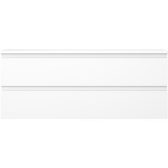 Mexen Orio koupelnová skříňka pod umyvadlo 120 cm s pracovní deskou, 2 zásuvky, matná bílá - 91A10-12047-2-BFFC01