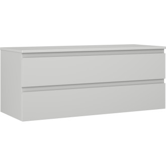 Mexen Orio koupelnová skříňka pod umyvadlo 120 cm s pracovní deskou, 2 zásuvky, matně šedá - 91A10-12047-2-BFFC62