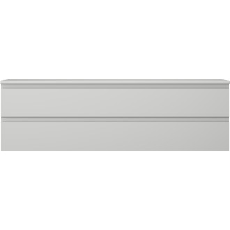 Mexen Orio koupelnová skříňka pod umyvadlo 160 cm s pracovní deskou, 2 zásuvky, matně šedá - 91A10-16047-2-BFFC62