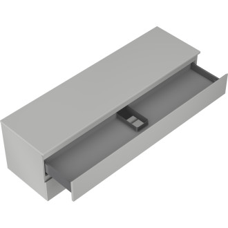 Mexen Orio koupelnová skříňka pod umyvadlo 160 cm s pracovní deskou, 2 zásuvky, matně šedá - 91A10-16047-2-BFFC62