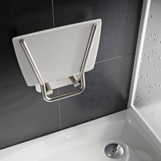 Ravak Sedátko OVO-B II-CLEAR/BLACK B8F0000059