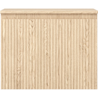 Mexen Rivel koupelnová skříňka pod umyvadlo 60 cm s pracovní deskou, 1 zásuvka, drážkovaná, dub - 91A20-06047-1-BFC81