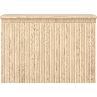 Mexen Rivel koupelnová skříňka pod umyvadlo 70 cm s pracovní deskou, 1 zásuvka, drážkovaná, dub - 91A20-07047-1-BFC81