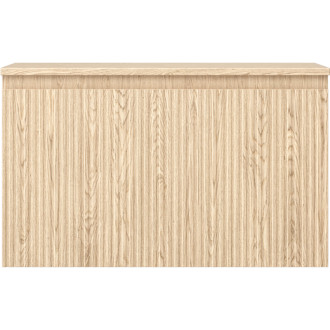 Mexen Rivel koupelnová skříňka pod umyvadlo 80 cm s pracovní deskou, 1 zásuvka, drážkovaná, dub - 91A20-08047-1-BFC81