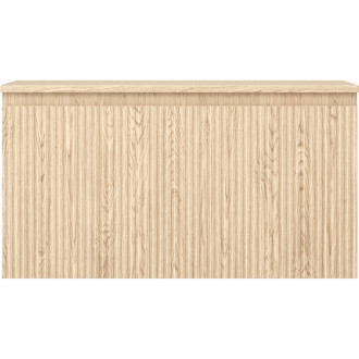 Mexen Rivel koupelnová skříňka pod umyvadlo 90 cm s pracovní deskou, 1 zásuvka, drážkovaná, dub - 91A20-09047-1-BFC81