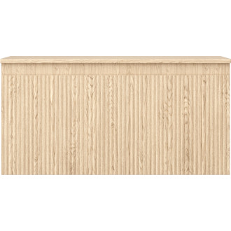 Mexen Rivel koupelnová skříňka pod umyvadlo 100 cm s pracovní deskou, 1 zásuvka, drážkovaná, dub - 91A20-10047-1-BFC81