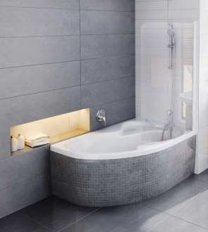 Ravak Vana ROSA II 160x105 P snowwhite CL21000000