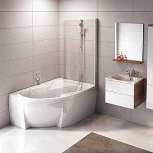Ravak Vana ROSA II 170x105 P snowwhite C421000000
