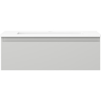 Koupelnová skříňka Mexen Orio 70 cm s umyvadlem Otis, 1 zásuvka, matně šedá/matně bílá - 91A10-07023-1-BF62-W18M01