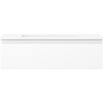 Koupelnová skříňka Mexen Orio 80 cm s umyvadlem Otis, 1 zásuvka, matná bílá - 91A10-08023-1-BF01-W18M01