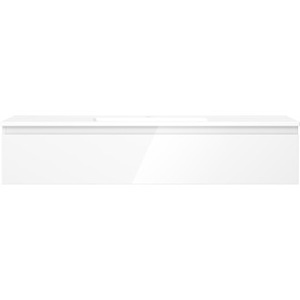 Mexen Orio szafka łazienkowa 120 cm z umywalką Otis, 1 szuflada, biała połysk - 91A10-12023-1-BF00-W18M00