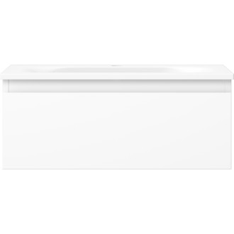 Koupelnová skříňka Mexen Orio 60 cm s umyvadlem Vela, 1 zásuvka, matná bílá - 91A10-06023-1-BF01-W23M01