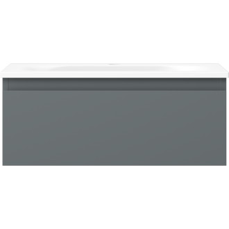 Koupelnová skříňka Mexen Orio 60 cm s umyvadlem Vela, 1 zásuvka, grafit matný/bílá matná - 91A10-06023-1-BF66-W23M01