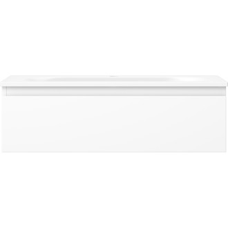 Koupelnová skříňka Mexen Orio 80 cm s umyvadlem Vela, 1 zásuvka, matná bílá - 91A10-08023-1-BF01-W23M01