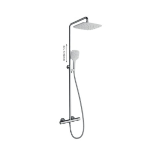 Ravak TE 093.00/150 Sprchový sloup Termo 300, s termost. baterií a sprch setem X070099