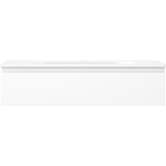 Koupelnová skříňka Mexen Orio 100 cm s umyvadlem Vela, 1 zásuvka, matná bílá - 91A10-10023-1-BF01-W23M01