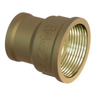 Mexen BRASS mufa redukcyjna mosiężna 1 GW x 1/2 GW - W97406-1012