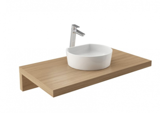 Ravak umyvadlo MOON 1C white bez přepadu XJN01300001