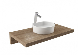 Ravak umyvadlo MOON 1C white bez přepadu XJN01300001