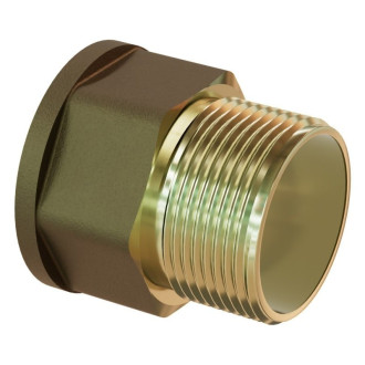 Mexen BRASS przedłużka mosiężna 1/2 GW x 1/2 GZ, 35 mm - W97420-1212-35