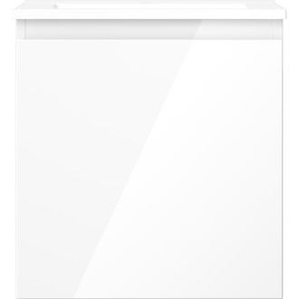 Koupelnová skříňka Mexen Orio 45 cm s umyvadlem Otis, 1 zásuvka, lesklá bílá - 91A10-04547-1-BF00-W18M00