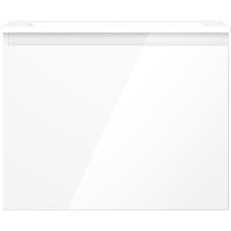 Mexen Orio szafka łazienkowa 60 cm z umywalką Otis, 1 szuflada, biała połysk - 91A10-06047-1-BF00-W18M00