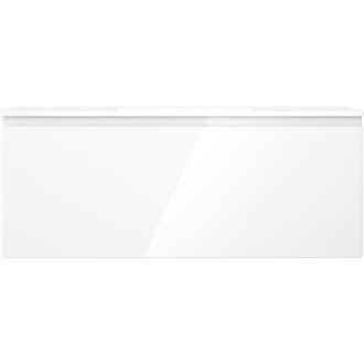 Mexen Orio szafka łazienkowa 120 cm z umywalką Otis, 1 szuflada, biała połysk - 91A10-12047-1-BF00-W18M00