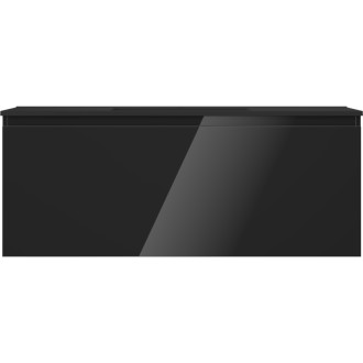 Mexen Orio szafka łazienkowa 120 cm z umywalką Otis, 1 szuflada, czarna połysk/czarna mat - 91A10-12047-1-BF70-W18M71