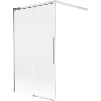 Mexen Rox 2-křídlá posuvná vanová zástěna 100 x 150 cm, průhledná, chrom - 8C9-100-003-01-00