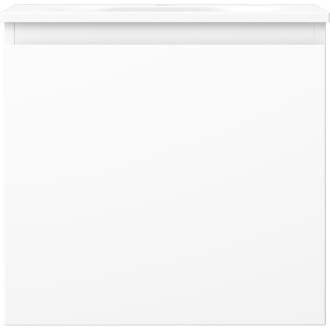 Koupelnová skříňka Mexen Orio 50 cm s umyvadlem Vela, 1 zásuvka, matná bílá - 91A10-05047-1-BF01-W23M01