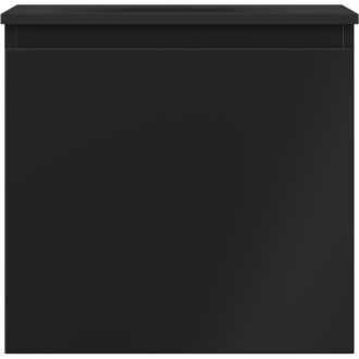 Koupelnová skříňka Mexen Orio 50 cm s umyvadlem Vela, 1 zásuvka, matná černá - 91A10-05047-1-BF71-W23M71