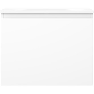 Koupelnová skříňka Mexen Orio 60 cm s umyvadlem Vela, 1 zásuvka, matná bílá - 91A10-06047-1-BF01-W23M01