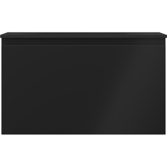 Mexen Orio szafka łazienkowa 80 cm z umywalką Vela, 1 szuflada, czarna mat - 91A10-08047-1-BF71-W23M71