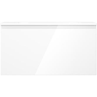 Koupelnová skříňka Mexen Orio 90 cm s umyvadlem Vela, 1 zásuvka, lesklá bílá - 91A10-09047-1-BF00-W23M00