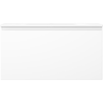 Koupelnová skříňka Mexen Orio 90 cm s umyvadlem Vela, 1 zásuvka, matná bílá - 91A10-09047-1-BF01-W23M01