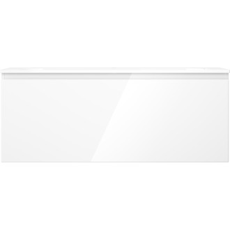 Koupelnová skříňka Mexen Orio 120 cm s umyvadlem Vela, 1 zásuvka, lesklá bílá - 91A10-12047-1-BF00-W23M00