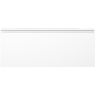 Koupelnová skříňka Mexen Orio 120 cm s umyvadlem Vela, 1 zásuvka, matná bílá - 91A10-12047-1-BF01-W23M01