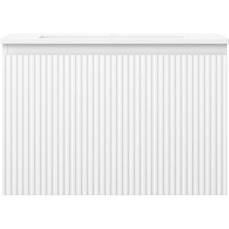 Koupelnová skříňka Mexen Rivel 70 cm s umyvadlem Otis, 1 zásuvka, drážkovaná, matná bílá - 91A20-07047-1-BF01-W18M01