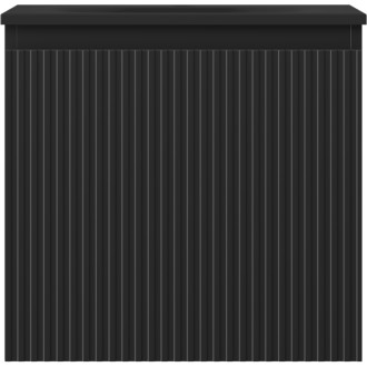 Mexen Rivel szafka łazienkowa 50 cm z umywalką Vela, 1 szuflada, ryflowana , czarna mat - 91A20-05047-1-BF71-W23M71