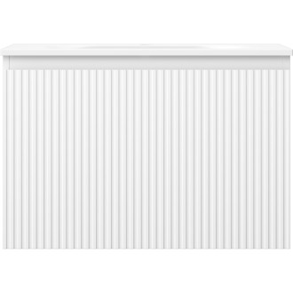 Koupelnová skříňka Mexen Rivel 70 cm s umyvadlem Vela, 1 zásuvka, drážkovaná, matná bílá - 91A20-07047-1-BF01-W23M01