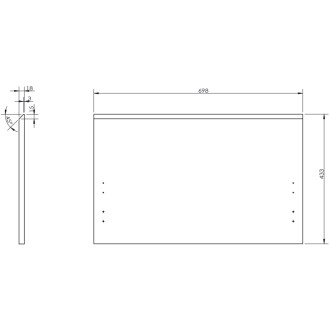 Koupelnová skříňka Mexen Rivel 70 cm s umyvadlem Vela, 1 zásuvka, drážkovaná, grafit matný/bílá matná - 91A20-07047-1-BF66-W23M01