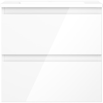 Koupelnová skříňka Mexen Orio 50 cm s umyvadlem Otis, 2 zásuvky, lesklá bílá - 91A10-05047-2-BFF00-W18M00