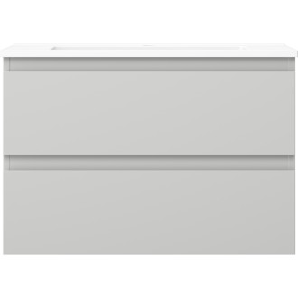 Koupelnová skříňka Mexen Orio 70 cm s umyvadlem Otis, 2 zásuvky, matná šedá/matná bílá - 91A10-07047-2-BFF62-W18M01
