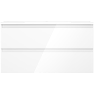 Mexen Orio szafka łazienkowa 90 cm z umywalką Otis, 2 szuflady, biała połysk - 91A10-09047-2-BFF00-W18M00