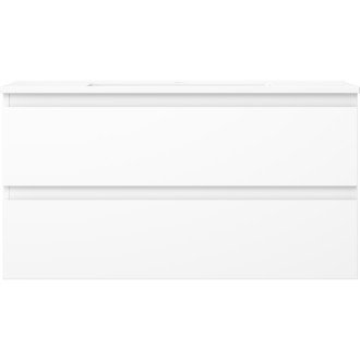 Koupelnová skříňka Mexen Orio 90 cm s umyvadlem Otis, 2 zásuvky, matná bílá - 91A10-09047-2-BFF01-W18M01