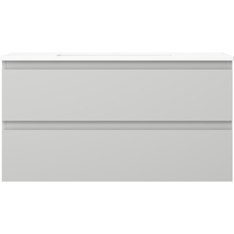 Koupelnová skříňka Mexen Orio 90 cm s umyvadlem Otis, 2 zásuvky, matná šedá/matná bílá - 91A10-09047-2-BFF62-W18M01