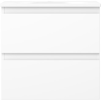 Koupelnová skříňka Mexen Orio 50 cm s umyvadlem Vela, 2 zásuvky, matná bílá - 91A10-05047-2-BFF01-W23M01