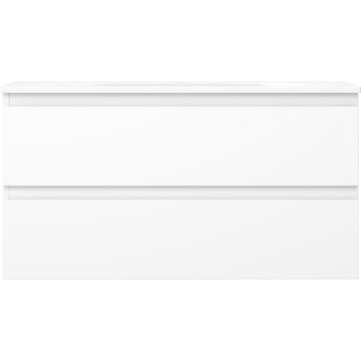 Koupelnová skříňka Mexen Orio 90 cm s umyvadlem Vela, 2 zásuvky, matná bílá - 91A10-09047-2-BFF01-W23M01