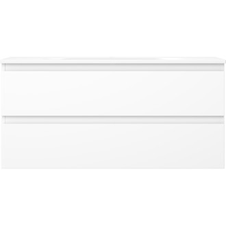 Koupelnová skříňka Mexen Orio 100 cm s umyvadlem Vela, 2 zásuvky, matná bílá - 91A10-10047-2-BFF01-W23M01